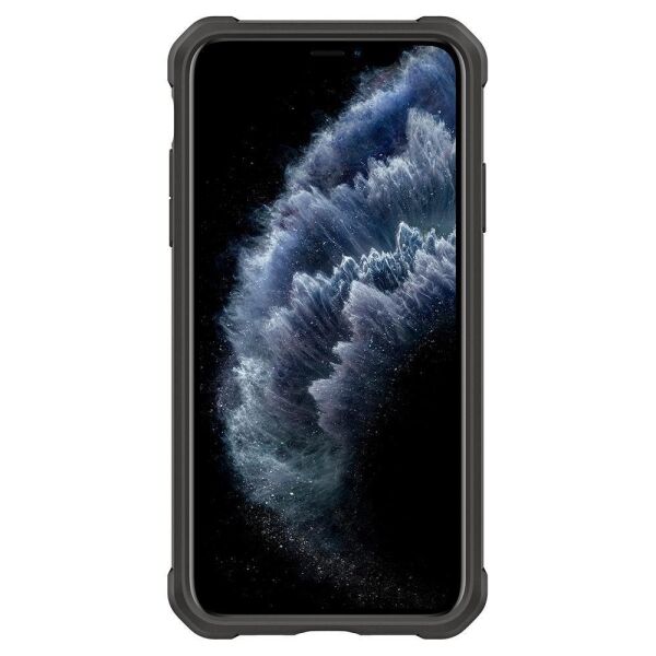 Spigen iPhone 11 Pro Max ile Uyumlu Kılıf Gauntlet Gunmetal
