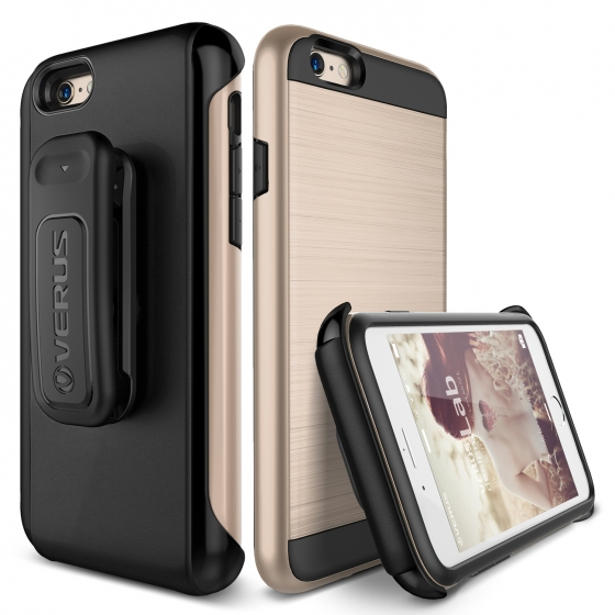 VRS iPhone 6 / 6S ile Uyumlu Verge Magnetic Active Kılıf Shine Gold