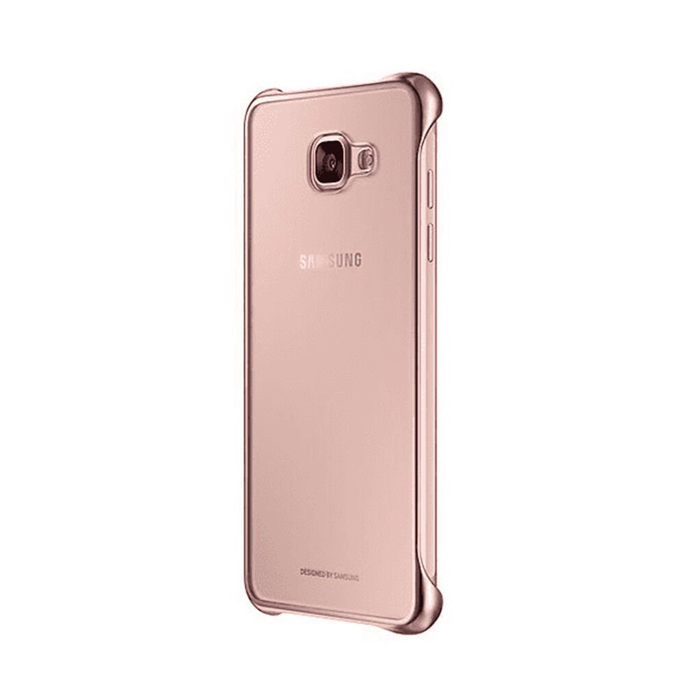 Galaxy A5 (2016) A510F ile Uyumlu Clear Back Cover Kılıf Rose Gold EF-QA510CZEGWW