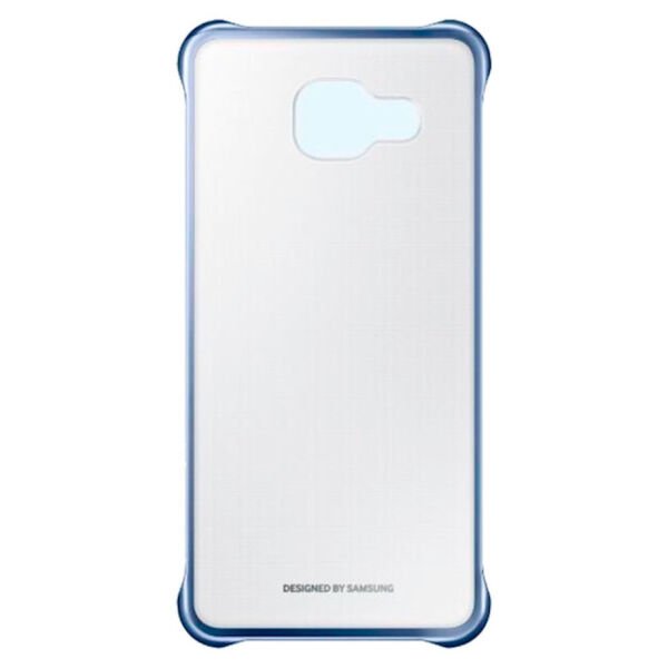 Galaxy A3 (2016) A310F ile Uyumlu Clear Back Cover Kılıf Siyah EF-QA310CBEGWW