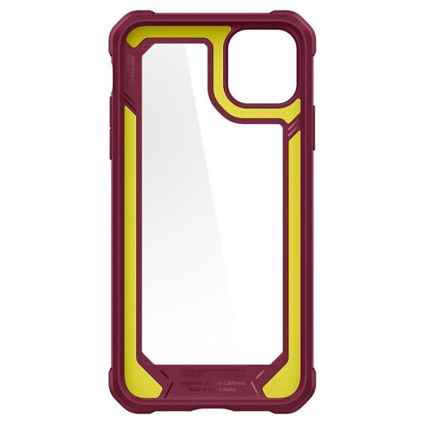 Spigen iPhone 11 Pro Max ile Uyumlu Kılıf Gauntlet Iron Red