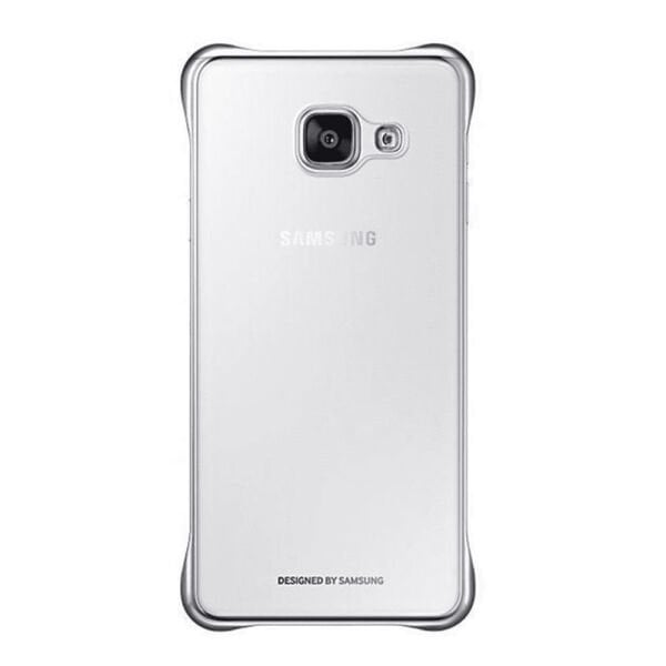 Galaxy A3 (2016) A310F ile Uyumlu Clear Back Cover Kılıf Gümüş EF-QA310CSEGWW (Out)
