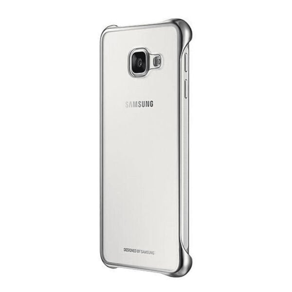 Galaxy A3 (2016) A310F ile Uyumlu Clear Back Cover Kılıf Gümüş EF-QA310CSEGWW (Out)