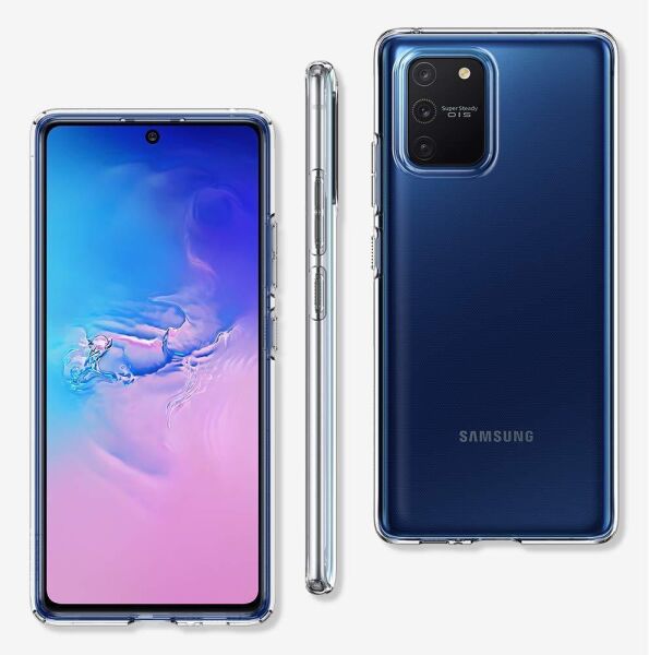 Spigen Galaxy S10 Lite ile Uyumlu Kılıf Liquid Crystal Crystal Clear