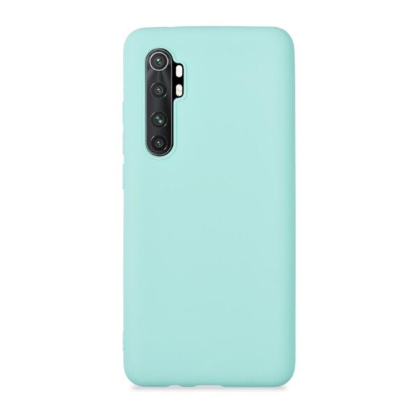Mi Note 10 Lite ile Uyumlu Cappy Silikon Kılıf Su Yeşili
