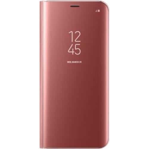 Galaxy S8 ile Uyumlu Clear View Cover Kılıf Pembe EF-ZG950CPEGWW