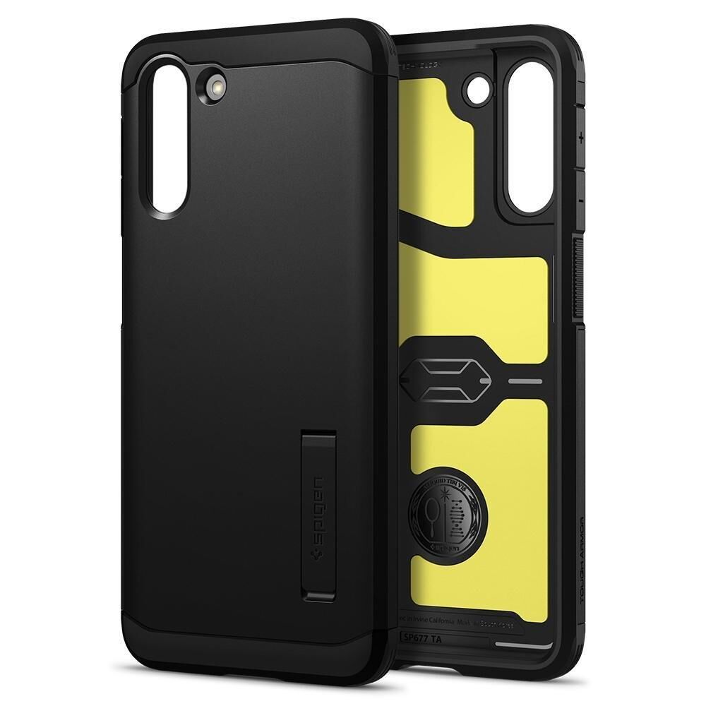 Spigen Galaxy S21 Plus ile Uyumlu Kılıf Tough Armor Black