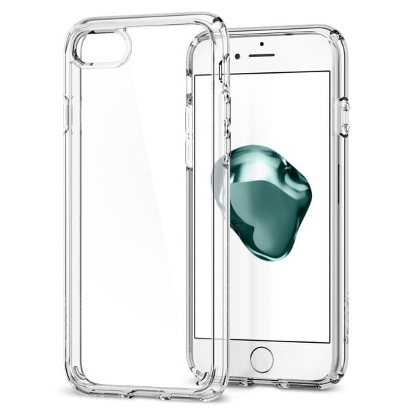 Spigen iPhone SE 2020 Uyumlu ile Uyumlu Kılıf Ultra Hybrid 2 Crystal Clear