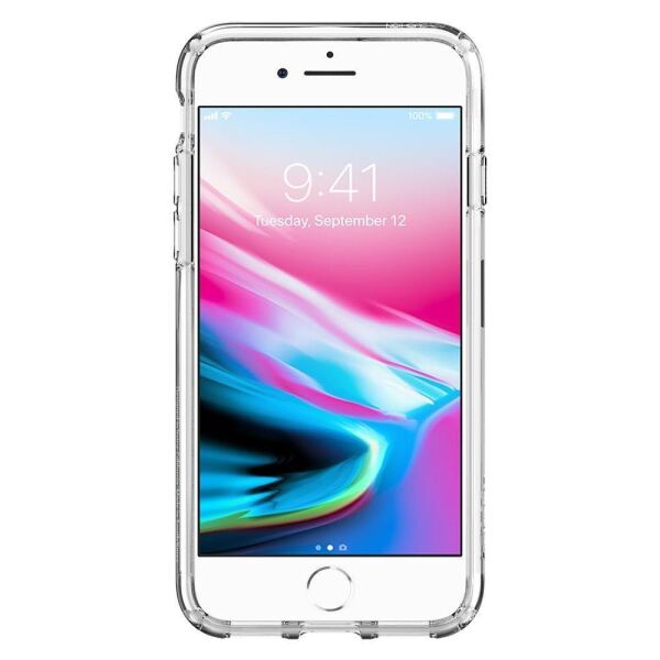 Spigen iPhone SE 2020 Uyumlu ile Uyumlu Kılıf Ultra Hybrid 2 Crystal Clear
