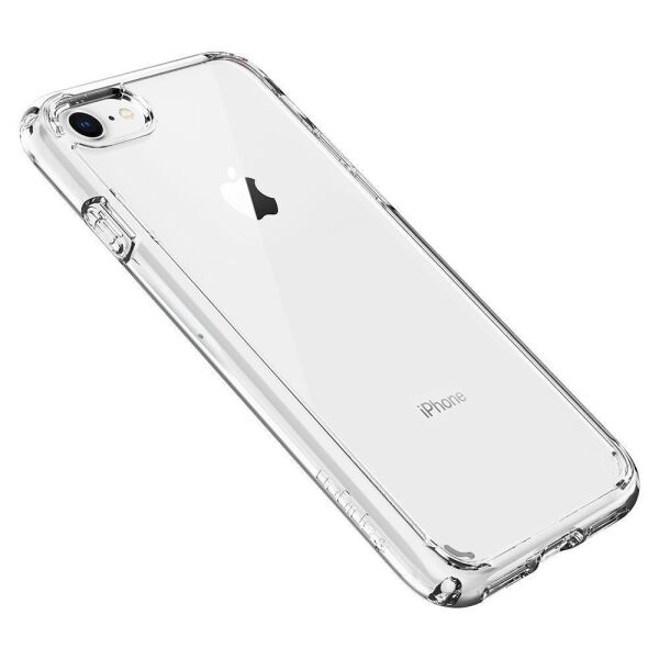 Spigen iPhone SE 2020 Uyumlu ile Uyumlu Kılıf Ultra Hybrid 2 Crystal Clear