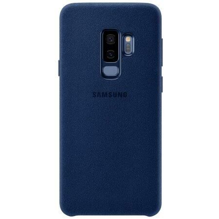 Galaxy S9 Plus ile Uyumlu Alcantara Kılıf Mavi EF-XG965ALEGWW