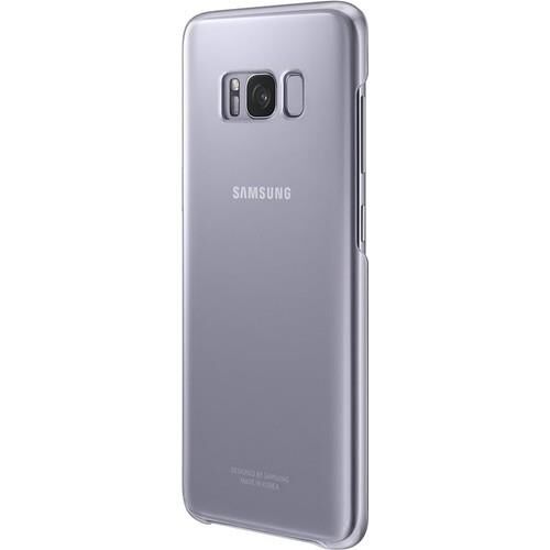 Galaxy S8+ ile Uyumlu Şeffaf Koruyucu Kılıf Mor EF-QG955CVEGWW