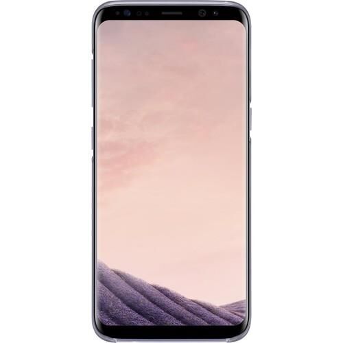 Galaxy S8+ ile Uyumlu Şeffaf Koruyucu Kılıf Mor EF-QG955CVEGWW