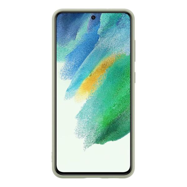 Galaxy S21 FE ile Uyumlu Silikon Kılıf Nane EF-PG990TMEGWW