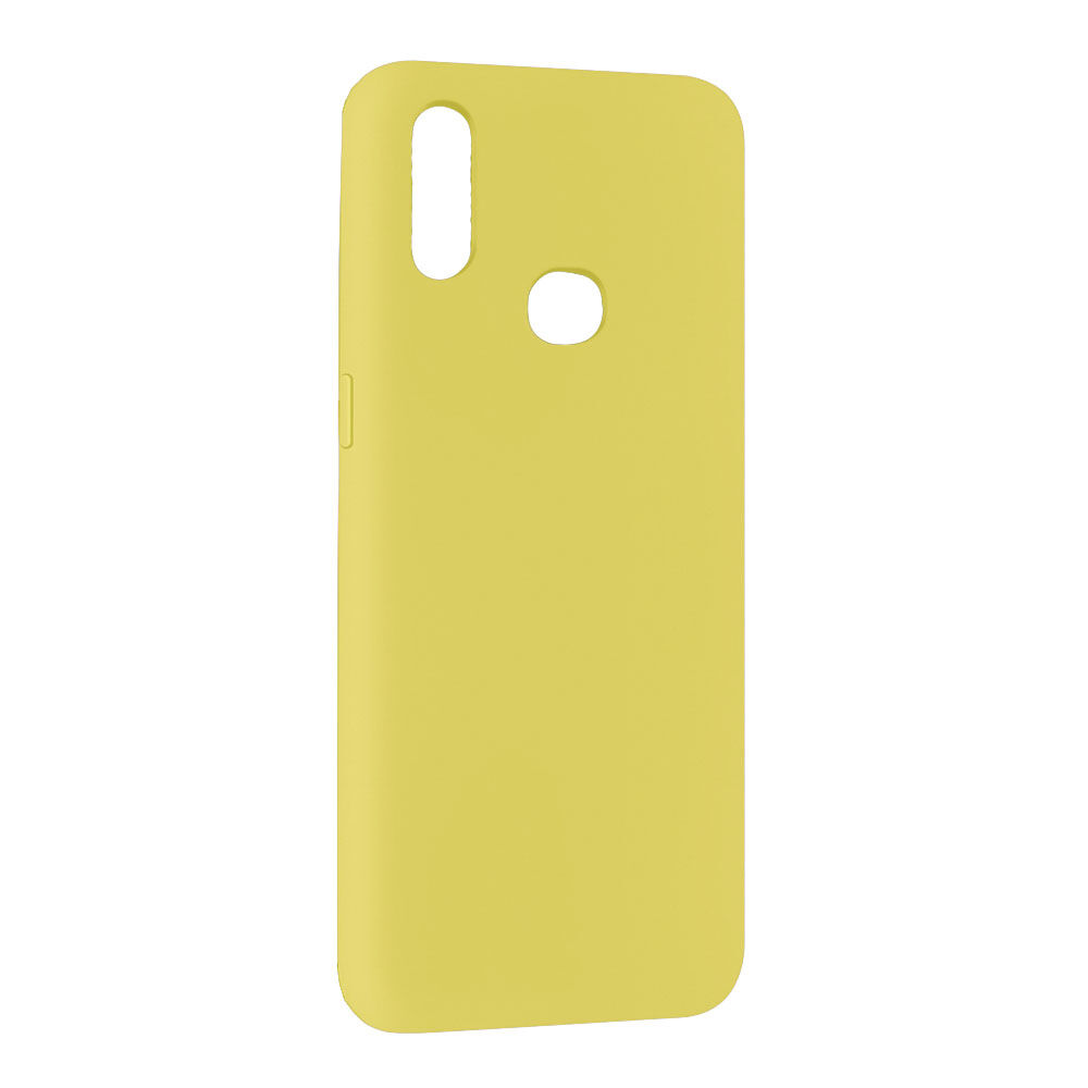 Galaxy M11 ile Uyumlu Cappy Silikon Kılıf Sarı