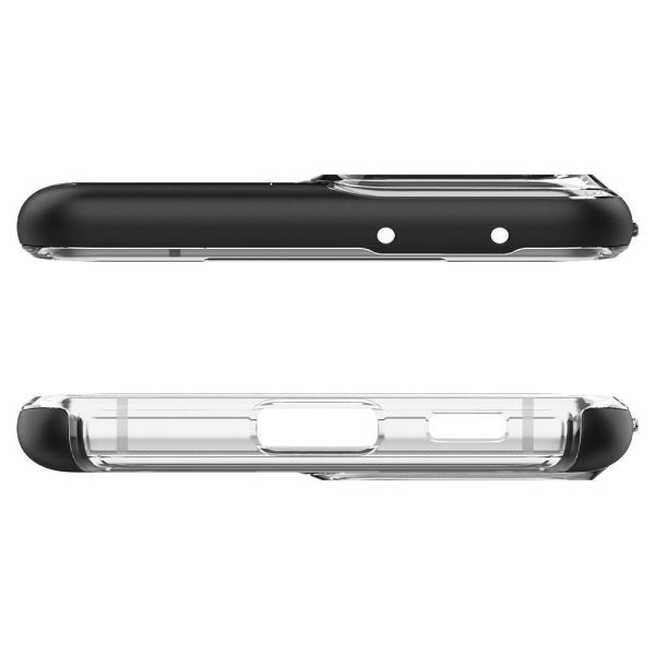 Spigen Galaxy S21 Ultra ile Uyumlu Kılıf Neo Hybrid Crystal Black
