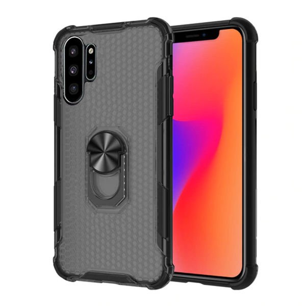 P30 Pro ile Uyumlu Standlı Silikon Kılıf Siyah