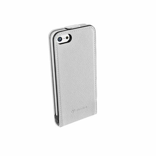 Cellular Line iPhone 5C ile Uyumlu Flap Essential Derisi Kılıf Beyaz FLAPESSIPH5CW (Out)