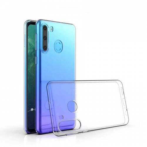 Galaxy M11 ile Uyumlu Ultra Slim Silikon Kılıf Şeffaf