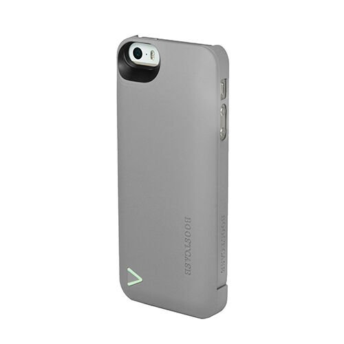 Boostcase iPhone SE/5S/5 ile Uyumlu 2200 mAh Şarjlı Kılıf Gri