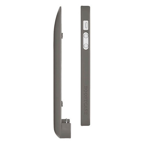 Boostcase iPhone SE/5S/5 ile Uyumlu 2200 mAh Şarjlı Kılıf Gri