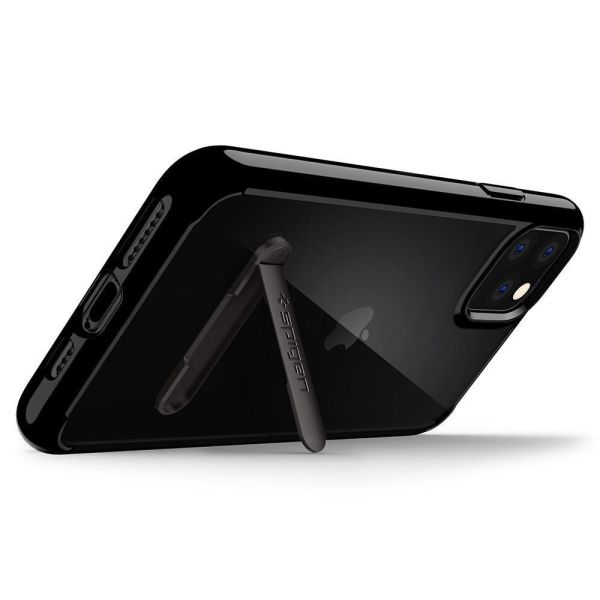Spigen iPhone 11 Pro Max ile Uyumlu Kılıf Ultra Hybrid S Jet Black