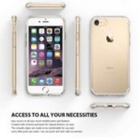 Ringke Fusion iPhone 7 ile Uyumlu Kılıf Shadow Black