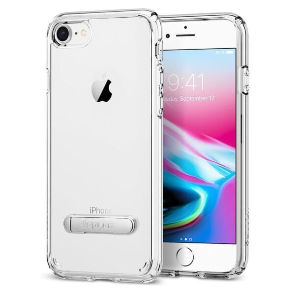 Spigen iPhone SE 2020 / iPhone 8/7 Uyumlu ile Uyumlu Kılıf Ultra Hybrid S Crystal Clear