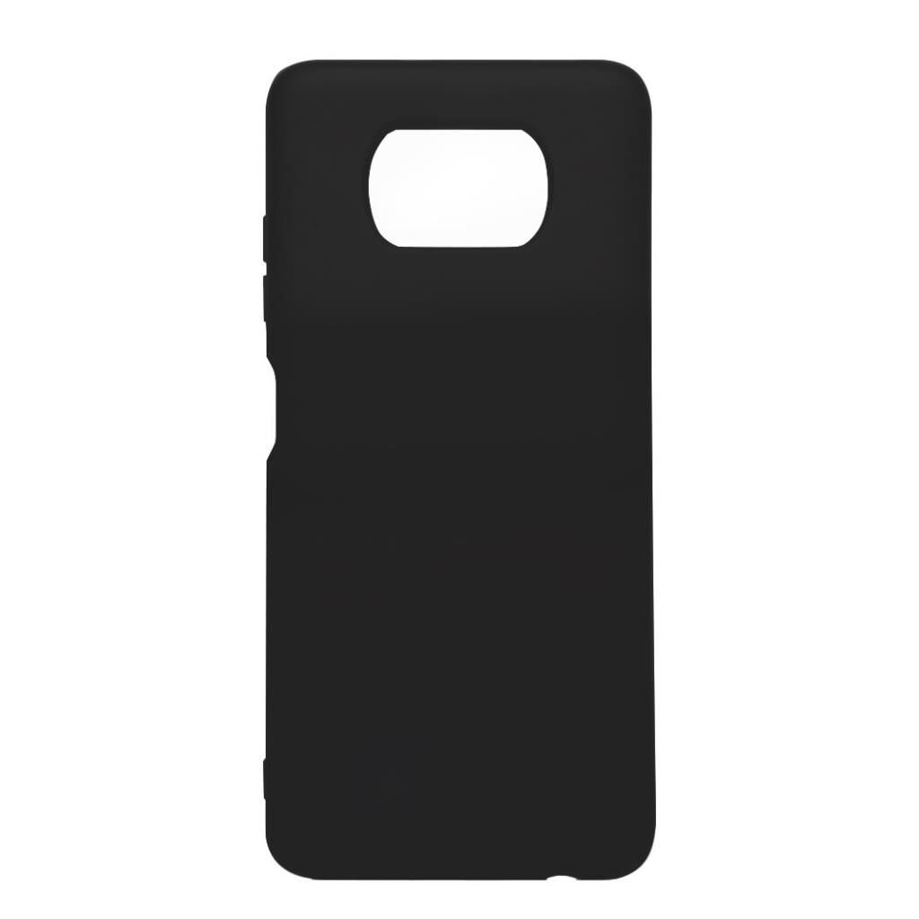Poco X3 ile Uyumlu Cappy Silikon Kılıf Siyah