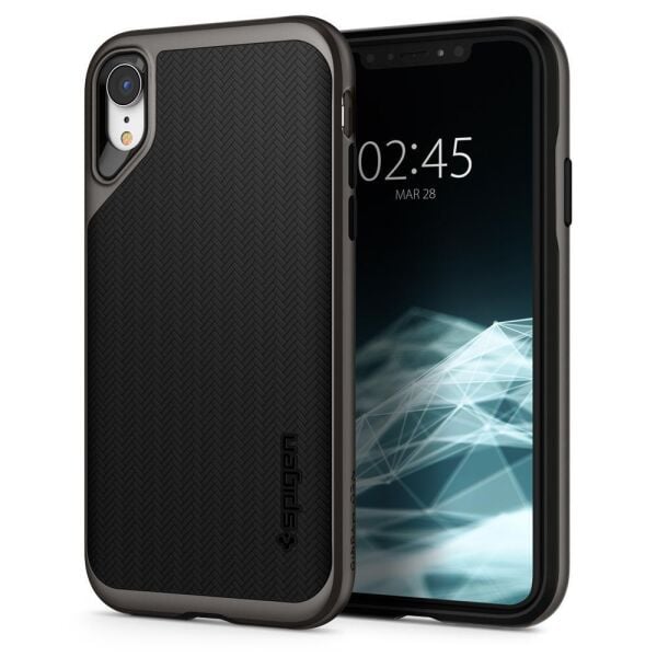 Spigen iPhone XR ile Uyumlu Kılıf Neo Hybrid Gunmetal