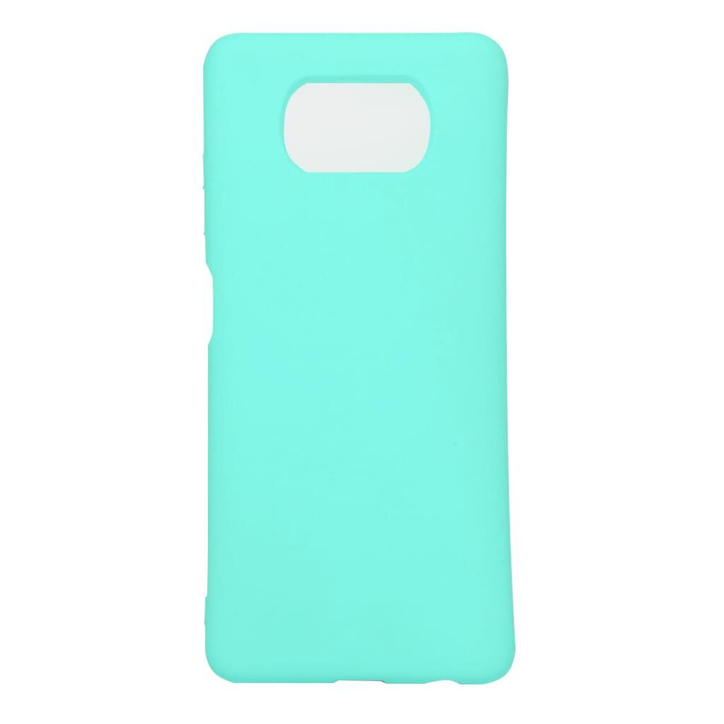 Poco X3 ile Uyumlu Cappy Silikon Kılıf Turkuaz