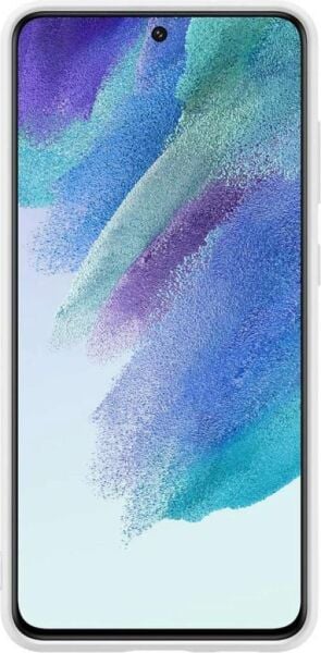Galaxy S21 FE ile Uyumlu Silikon Kılıf Beyaz EF-PG990TWEGWW