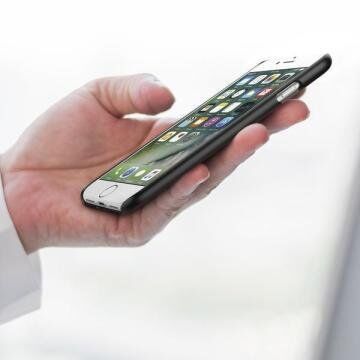 Spigen iPhone 7 ile Uyumlu Kılıf Thin Fit Ultra İnce Black
