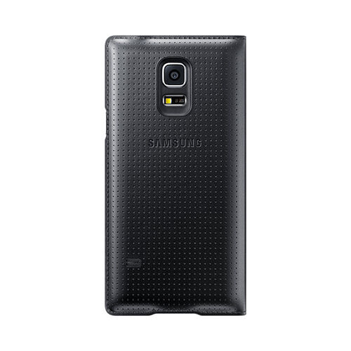 Galaxy S5 Mini ile Uyumlu Kılıf S View Siyah EF-CG800BKEGWW (Out)