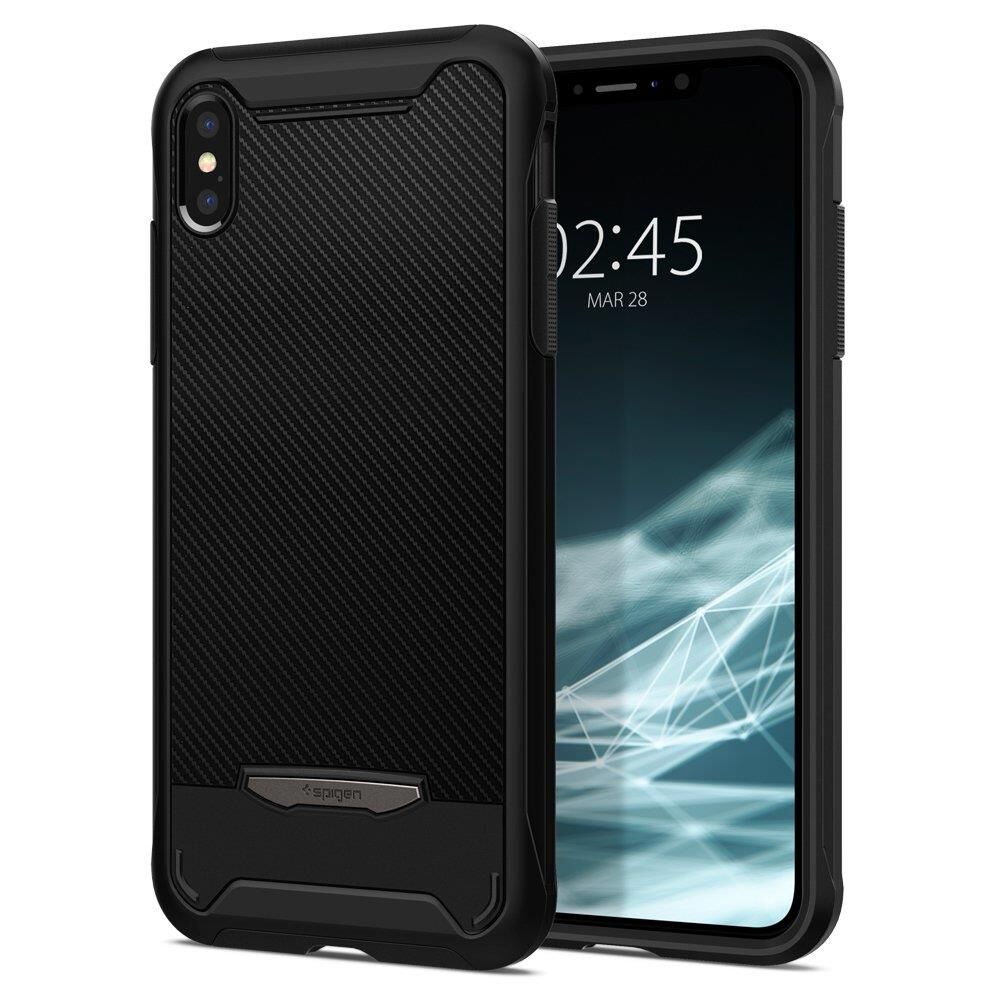 Spigen iPhone XS Max ile Uyumlu Kılıf Hybrid NX Black