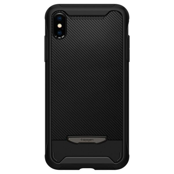 Spigen iPhone XS Max ile Uyumlu Kılıf Hybrid NX Black