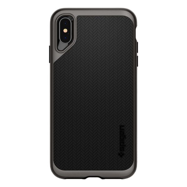 Spigen iPhone XS Max ile Uyumlu Kılıf Neo Hybrid Gunmetal
