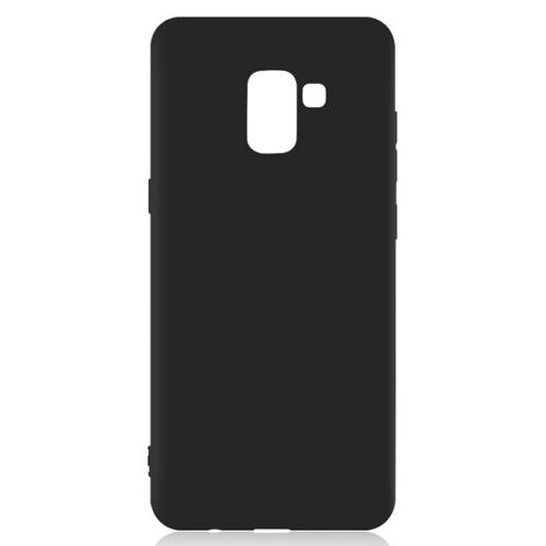 Galaxy A8 2018 ile Uyumlu Soft Silikon Kılıf Siyah