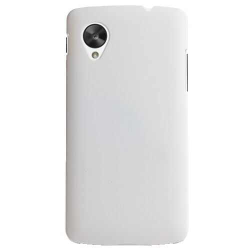 Nexus 5 D821 ile Uyumlu Sert Kılıf Beyaz Renk