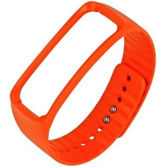 Gear Fit ile Uyumlu Strap Large Kayış - Turuncu - ET-SR350XOEGWW