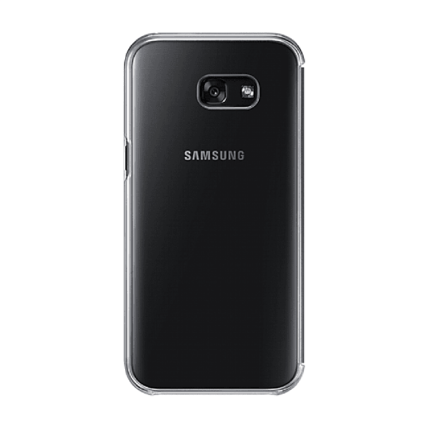 Galaxy A5(2017) ile Uyumlu Clear View Kılıf Siyah EF-ZA520CBEGWW(Out)