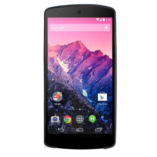 Nexus 5 D821 ile Uyumlu Ultra Slim Kılıf 0,3 mm Siyah