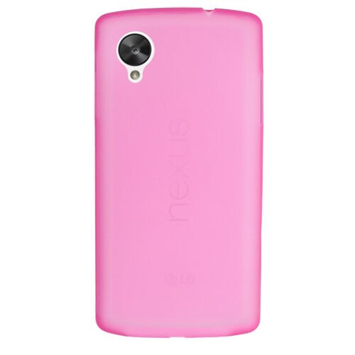 Nexus 5 D821 ile Uyumlu Ultra Slim Kılıf 0,3 mm Pembe