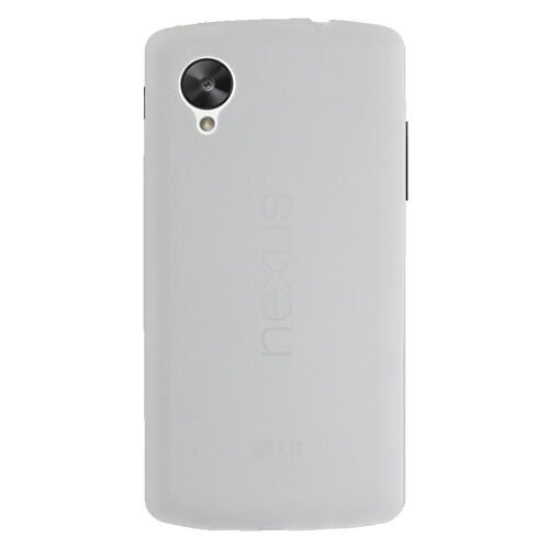 Nexus 5 D821 ile Uyumlu Ultra Slim Kılıf 0,3 mm Beyaz