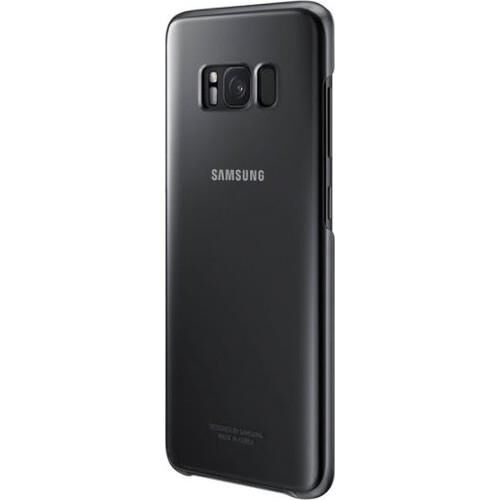 Galaxy S8 ile Uyumlu Şeffaf Kılıf Siyah EF-QG950CBEGWW