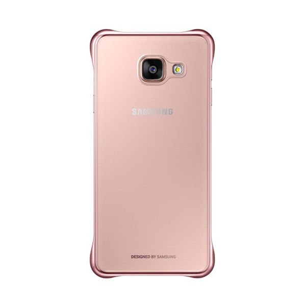 Galaxy A3 (2016) A310F ile Uyumlu Clear Back Cover Kılıf Rose Gold EF-QA310CZEGWW (Out)