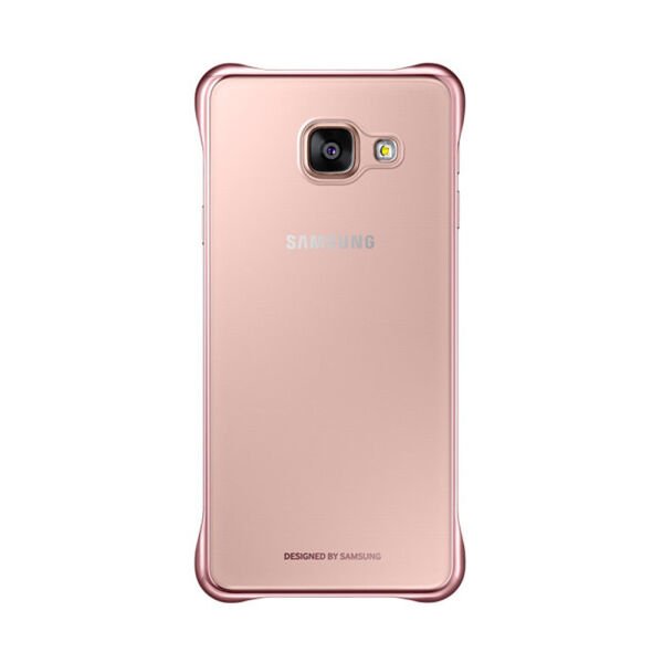 Galaxy A3 (2016) A310F ile Uyumlu Clear Back Cover Kılıf Rose Gold EF-QA310CZEGWW (Out)