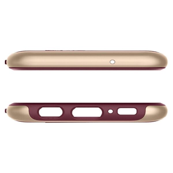 Spigen Galaxy S10e ile Uyumlu Kılıf Neo Hybrid Burgundy