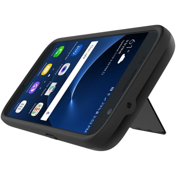 Incıpıo Galaxy S7 ile Uyumlu Kartlık Sert Kılıf Siyah