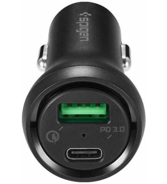 Spigen F31QC 3.0 Hızlı Araç Şarjı, USB-C QC 3.0 45W